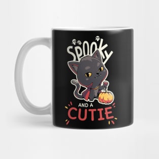 Spooky and a Cutie Black Cat Mug